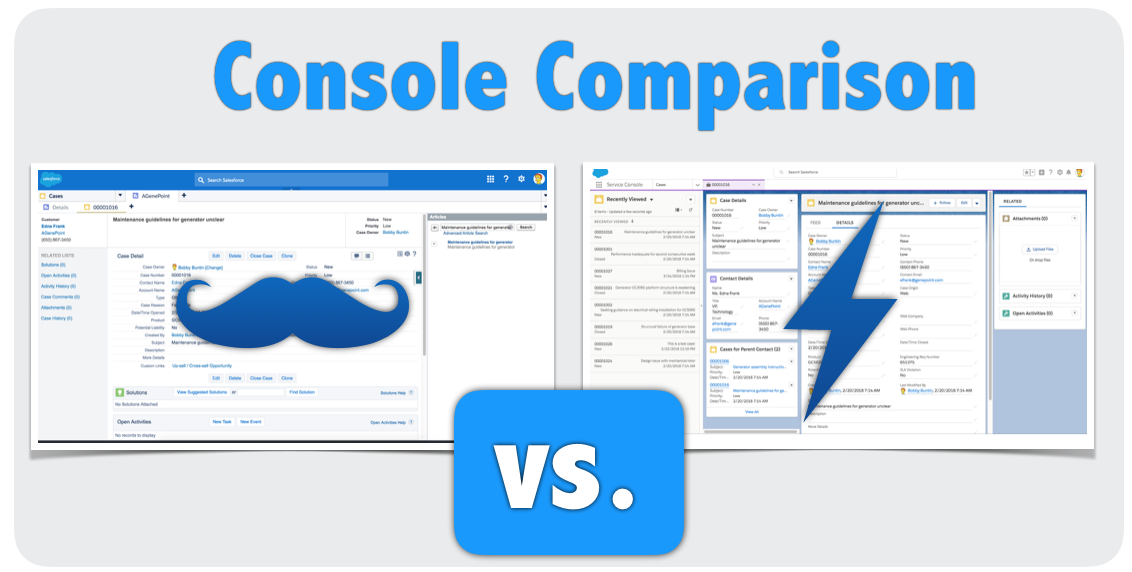 Know the Differences: Service Cloud Console in Lightning Experience and  Classic – Learn SFDC